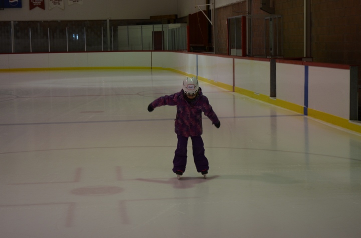 Abby skating at Warsaw Arena